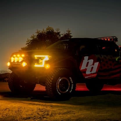 Baja Designs: Luce da lavoro a LED con lente trasparente, modello di guida combinato, coppia S2 Sport