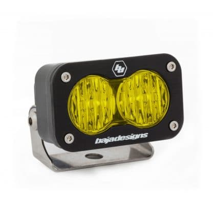 Baja Designs: LED-Arbeitsscheinwerfer mit gelber Linse und breitem Abbiegemuster Each S2 Sport