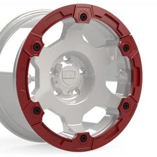Teraflex: Nomad Wheel Rash Ring Kit ochrona felgi komplet czerwony