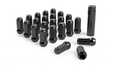 Teraflex: Spline Drive Lug Nut Kit - M14-1.5 - Schwarz - 23 Stück