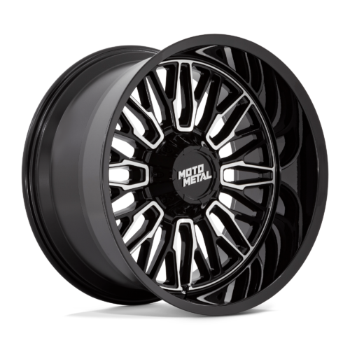 Moto Metal: MO809 22X10 5X5.0/5.5 G-BLK-MACH -18MM
